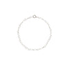 Mini Heart Chain Bracelet in Silver