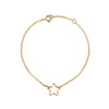 Star Outline Bracelet in Gold