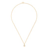 Small Cut Out Star Necklace in Gold