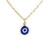 Larger Evil Eye Necklace in Gold