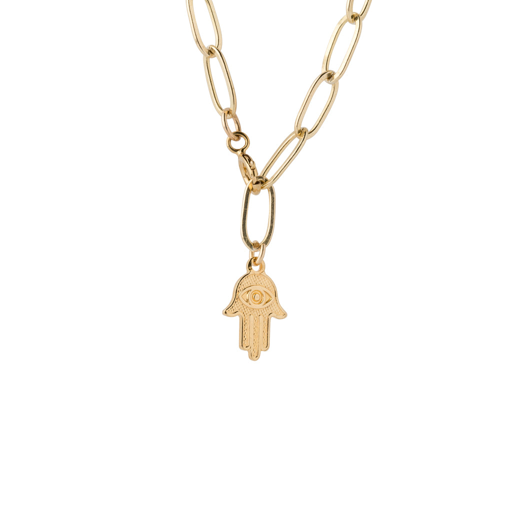 Evil Eye Cable Chain Bracelet