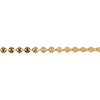 Sequin Disc Chain Bracelet in Gold