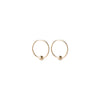 Small Endless Ball hoop in Gold