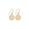 Large Gold Disc Earrings