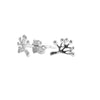 Tree of Life Stud Earrings in Silver