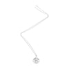 Silver Queen Bee Disc Necklace