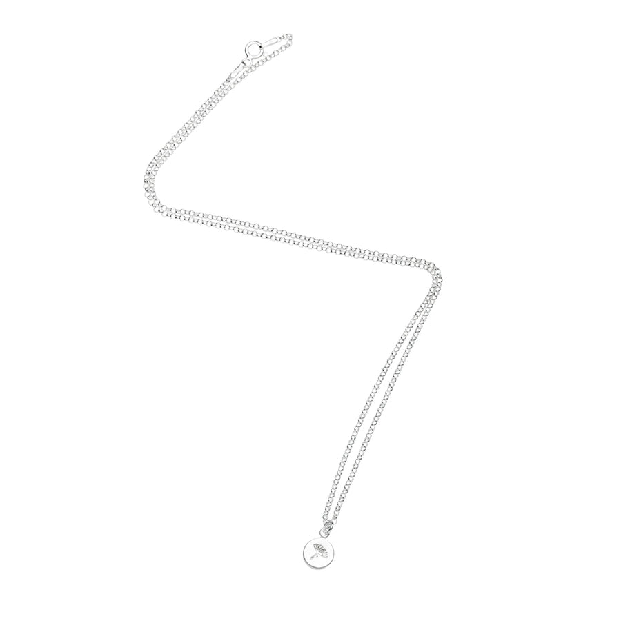 Silver Find Your True North Necklace