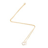Entwines Circle Necklace in Gold