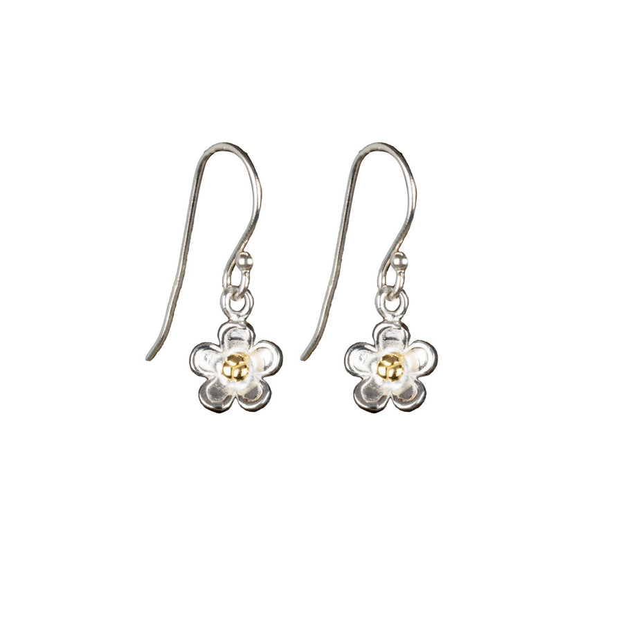 Silver Flower Earrings