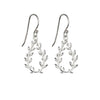 Silver Olive Branch Earrings