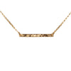 Delicate Gold Bar Necklace