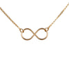 Infinity Necklace in Gold
