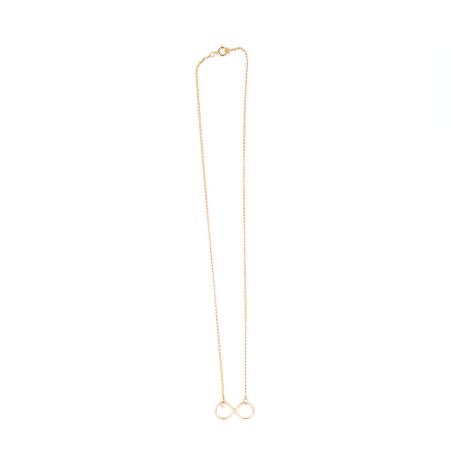 Infinity Necklace in Gold