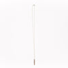 Silver Necklace with Vertical Bar Pendant