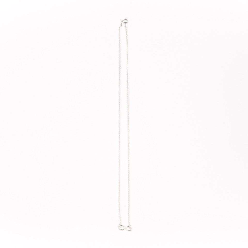 Infinity Necklace in Silver