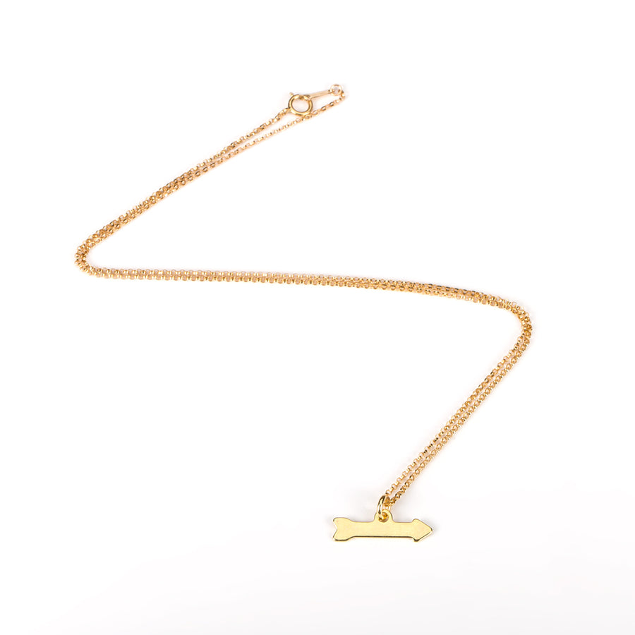 Gold Arrow Necklace