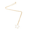 Star Outline Necklace in Gold