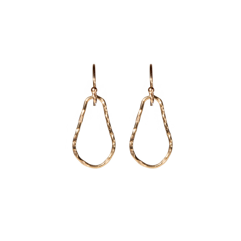 Teardrop Earrings in Gold