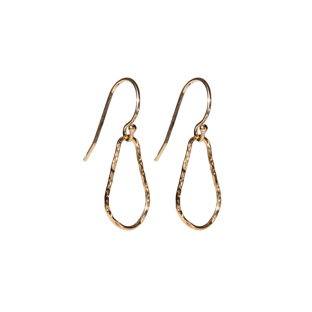 Teardrop Earrings in Gold